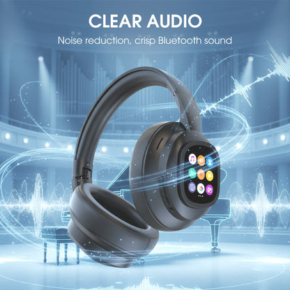 Smart Bluetooth Headphones with Mic and Noise Cancellation