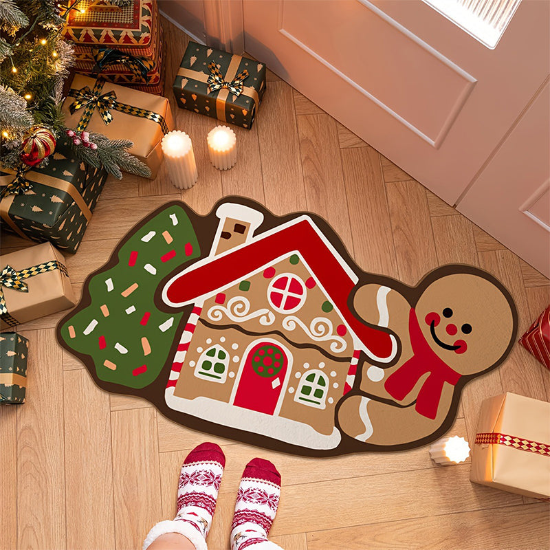 Luxury Indoor Outdoor Welcome Mat – Plush Water Absorbent Mat
