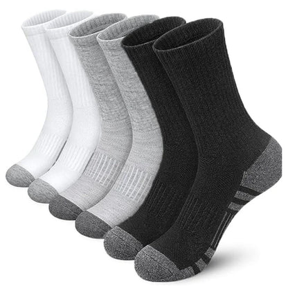 Premium Athletic Socks 6-Pack for Fitness