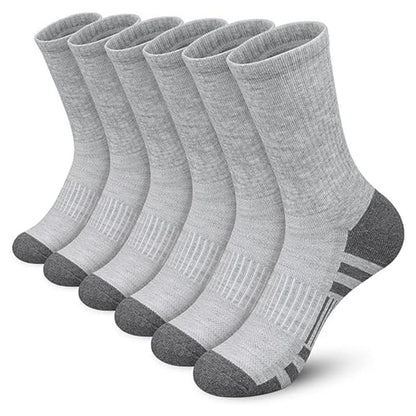Premium Athletic Socks 6-Pack for Fitness