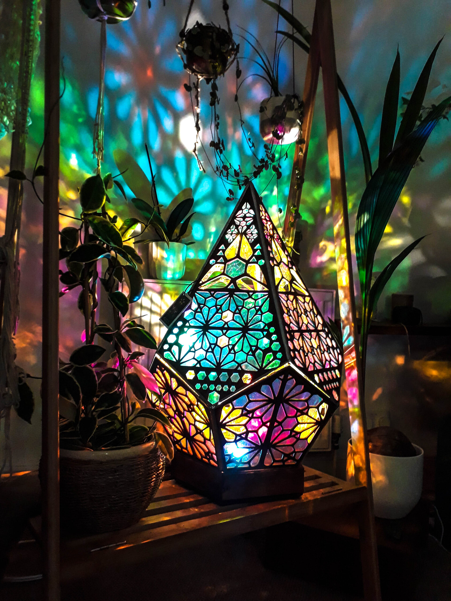 Colorful Glass LED Desk Lamp - Luxicro