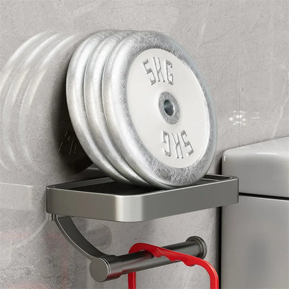 Space Saving Toilet Paper Holder with Storage
