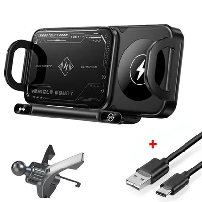 Simple Install Universal Car Phone Wireless Charger Holder
