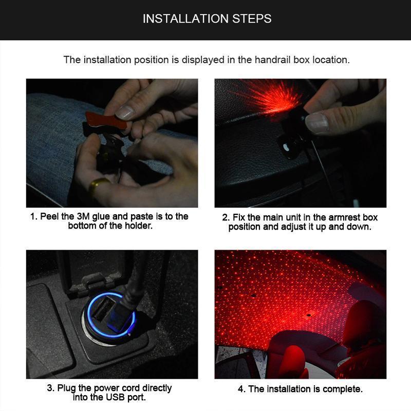 Bright LED Car Interior Lighting Kit