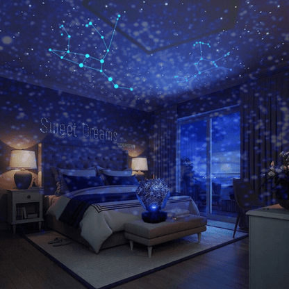 Cosmic Starry Night Light Table Lamp
