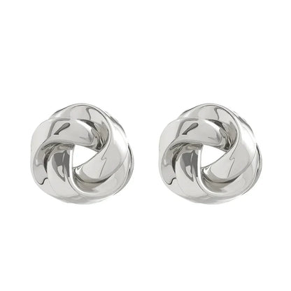 Trendy Swirl Hanging Earrings