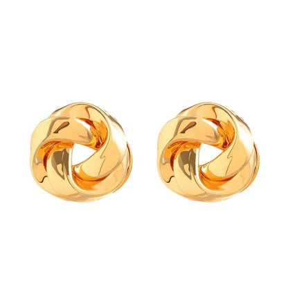 Trendy Swirl Hanging Earrings