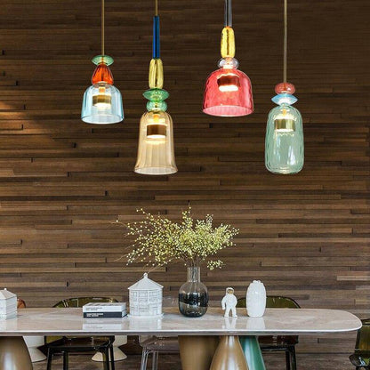 Stylish Glass Drop Pendant Light Sofia