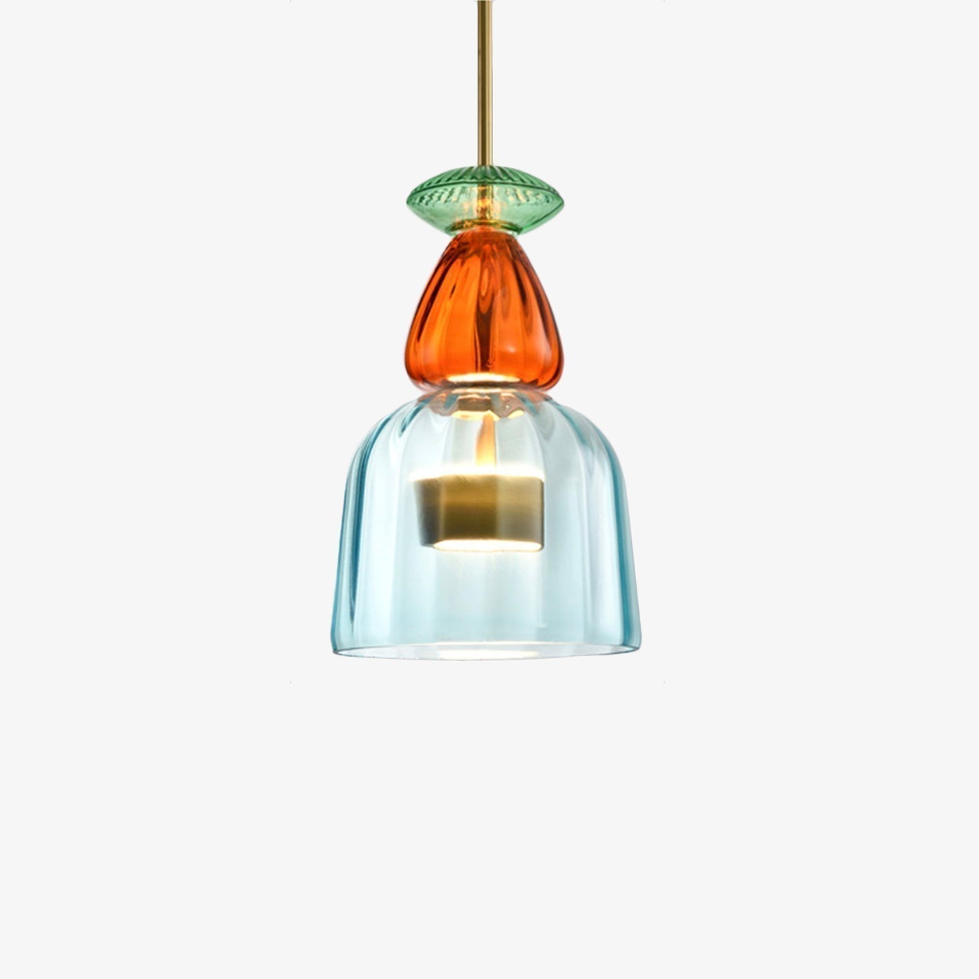 Stylish Glass Drop Pendant Light Sofia