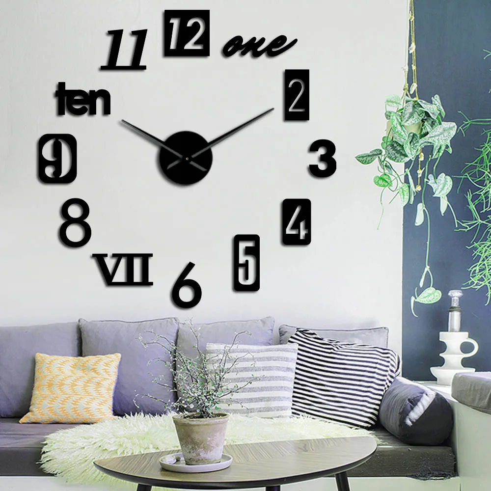 Big Stylish Home Wall Clock - Luxicro
