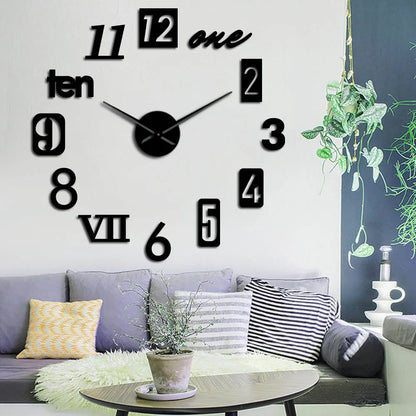 Big Stylish Home Wall Clock - Luxicro