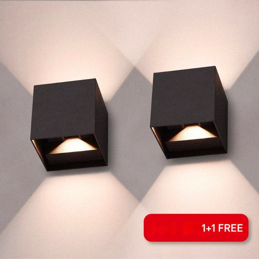 Contemporary LED Square Wall Lamp - Luxicro