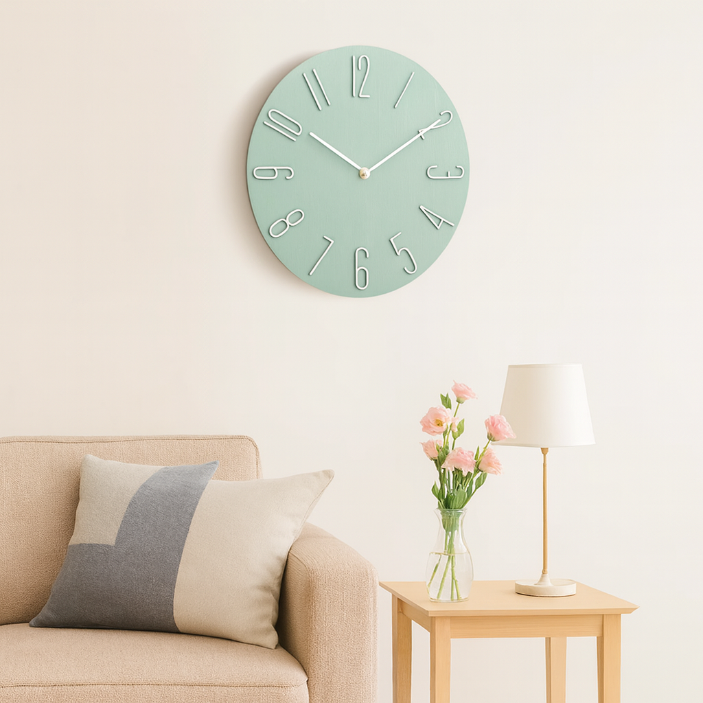 Silent Modern Battery Operated Clock