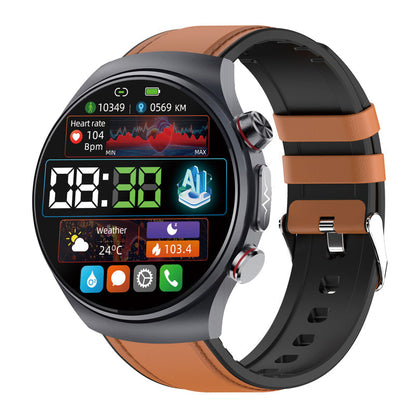 Advanced Medical Smartwatch with ECG and Blood Pressure Monitor