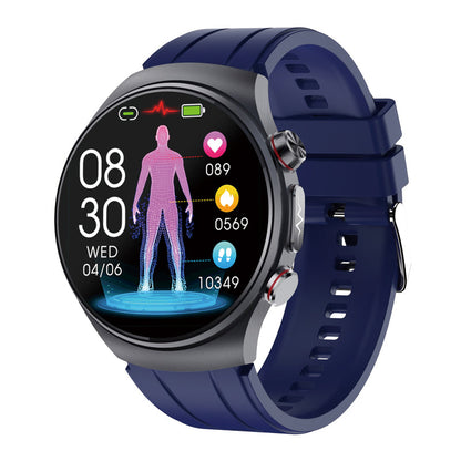 Advanced Medical Smartwatch with ECG and Blood Pressure Monitor