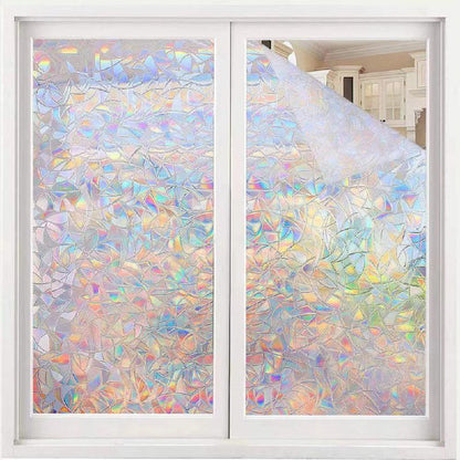 Vibrant Stained Glass Window Hanging