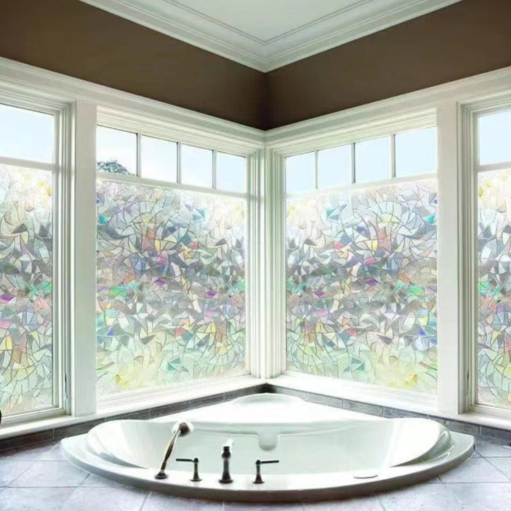 Vibrant Stained Glass Window Hanging