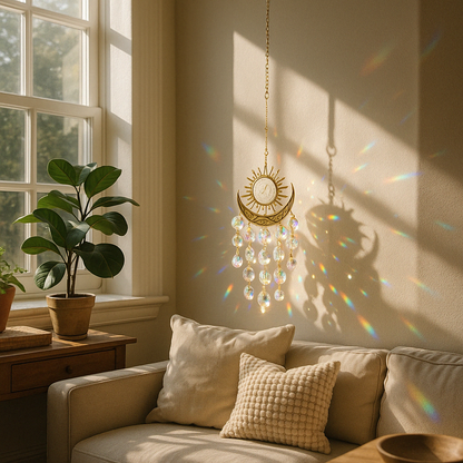 Beautiful Crystal Glass Suncatcher Ornament