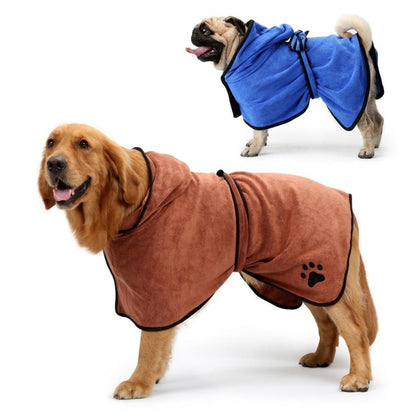 Quick Dry Pet Wrap Bath Robe - Luxicro