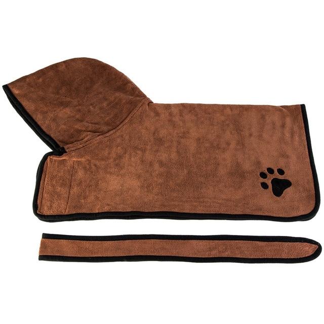 Quick Dry Pet Wrap Bath Robe