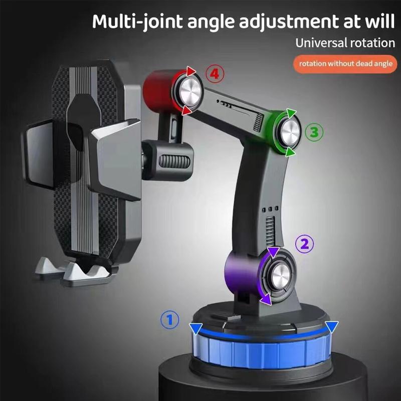 Strong Grip 360° Rotating Phone Mount for Car & Home