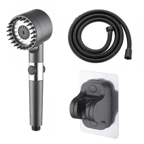 Relaxing 4-in-1 Shower Head for Soft Skin