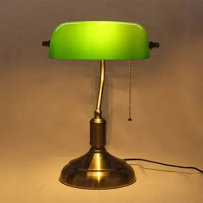 Sophisticated Clear Glass Desk Lamp - Luxicro