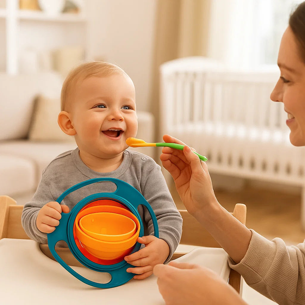 Spill Proof Baby Food Bowl