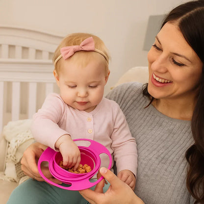 Spill Proof Baby Food Bowl - Luxicro