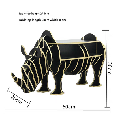 Compact Wooden Rhino Desk
