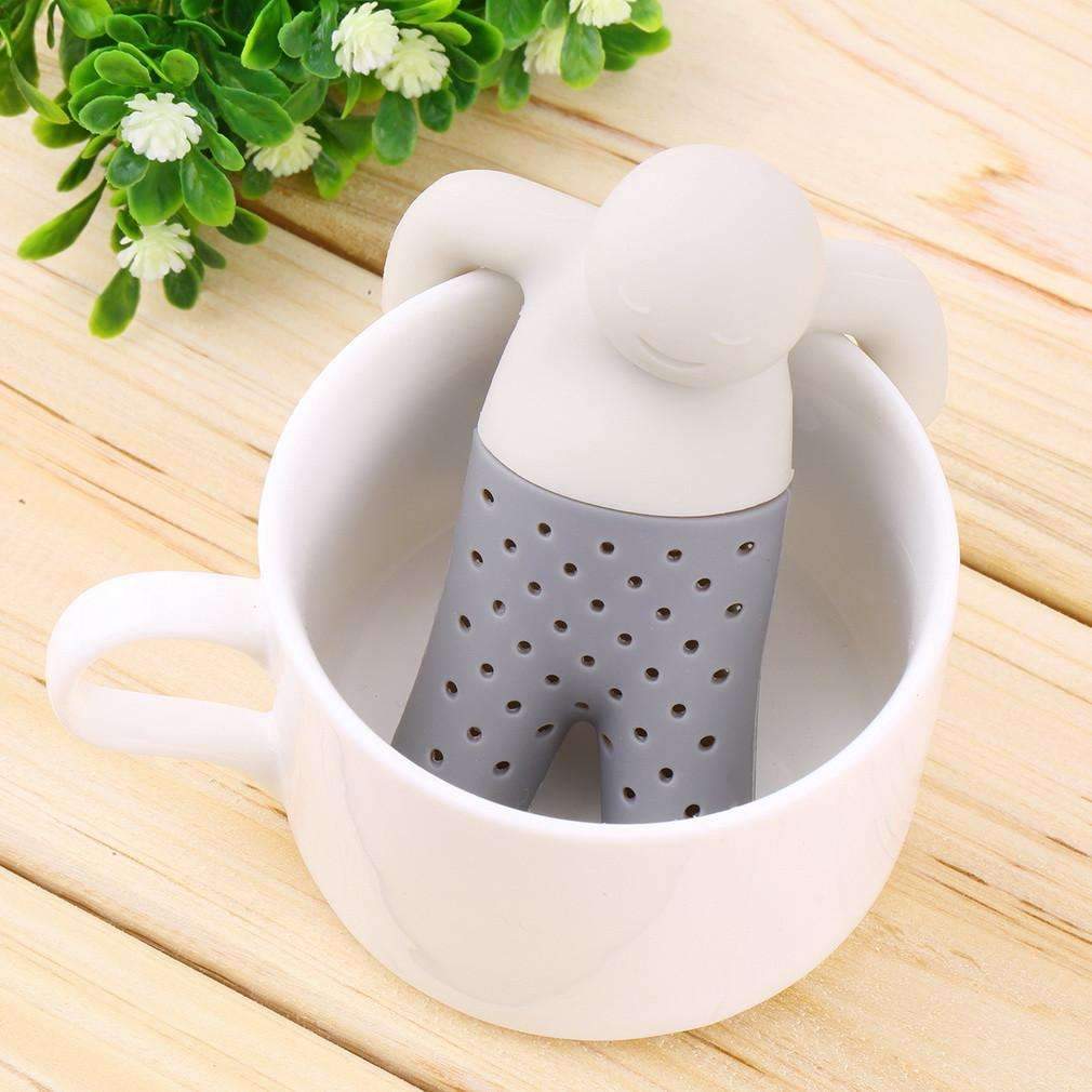 Fun Mr. Teapot Silicone Tea Strainer