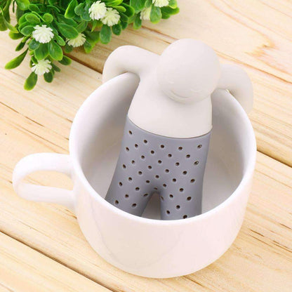 Fun Mr. Teapot Silicone Tea Strainer
