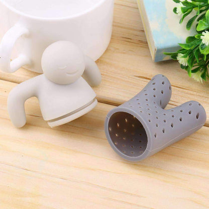 Fun Mr. Teapot Silicone Tea Strainer