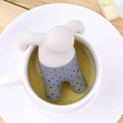 Fun Mr. Teapot Silicone Tea Strainer