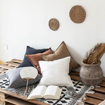 Soft Plush Cushion Cover Set