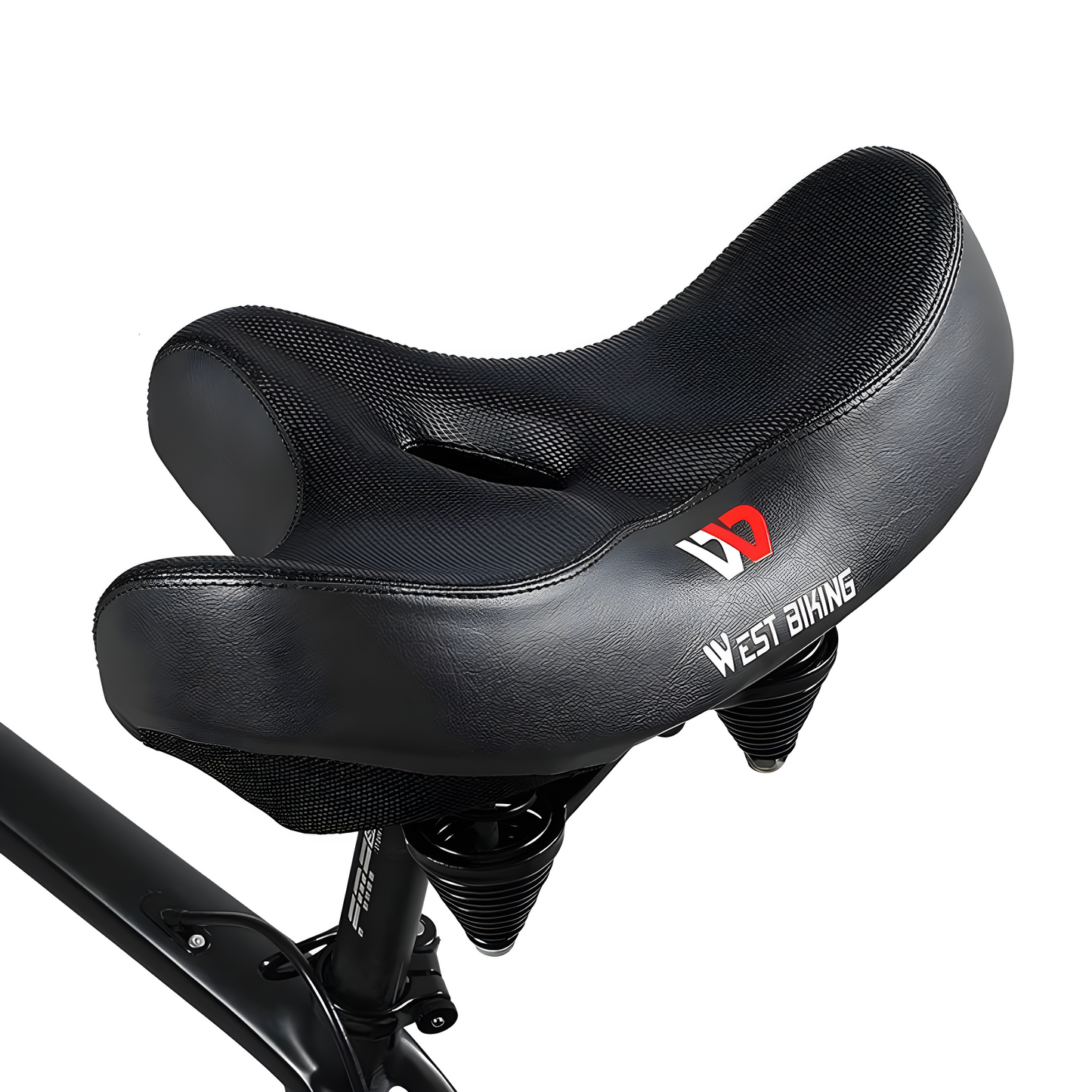 Padded Cycling Seat | Comfortable Wide Bike Saddle - Luxicro
