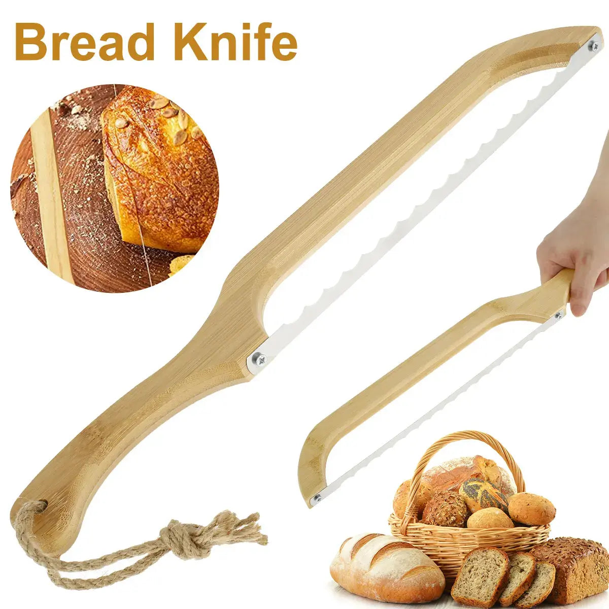 Premium Bread Slicing Knife Set