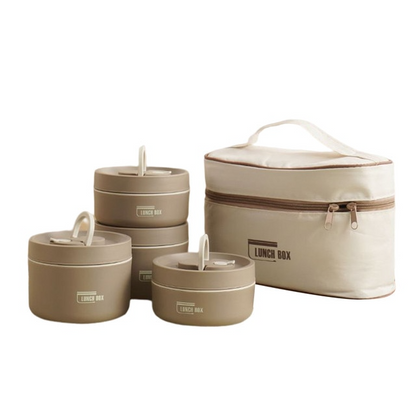 Insulated Spill Proof Lunch Box with Travel Bag