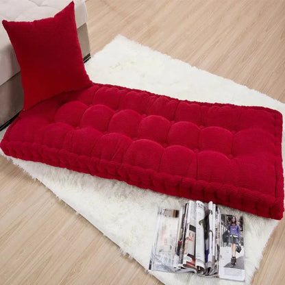 Plush Corduroy Bench Cushion for Comfortable Home Seats