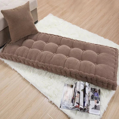 Plush Corduroy Bench Cushion for Comfortable Home Seats
