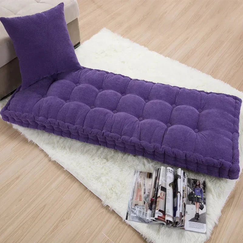 Plush Corduroy Bench Cushion for Comfortable Home Seats - Luxicro