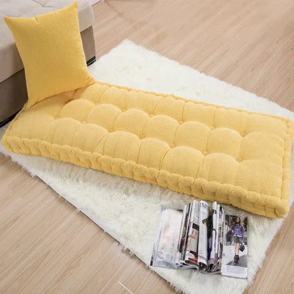 Plush Corduroy Bench Cushion for Comfortable Home Seats