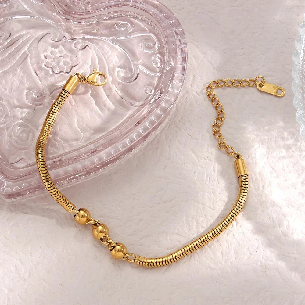 Statement Link Beaded Jewelry Set