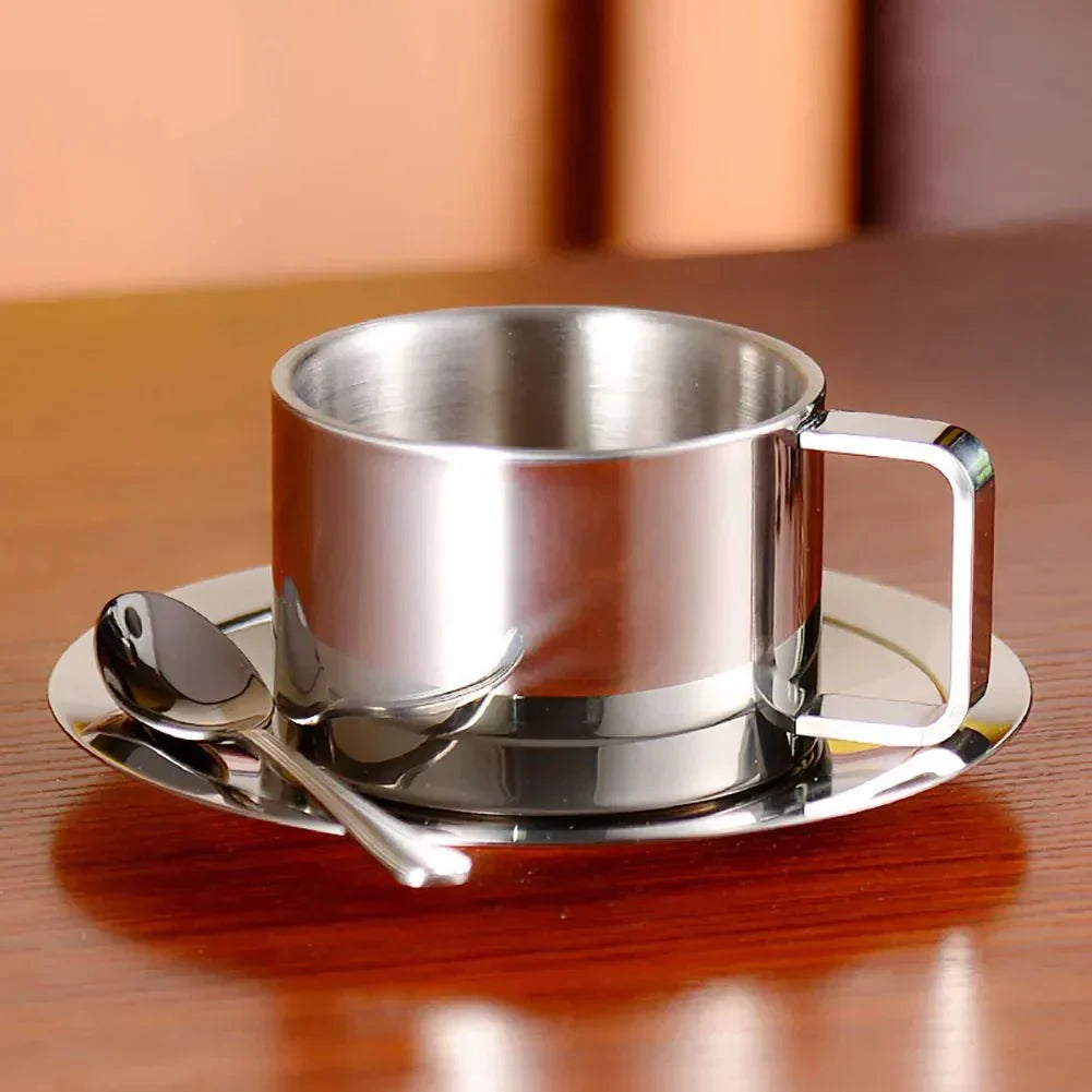 High Quality 3pc Metal Drinking Cup Set - Luxicro