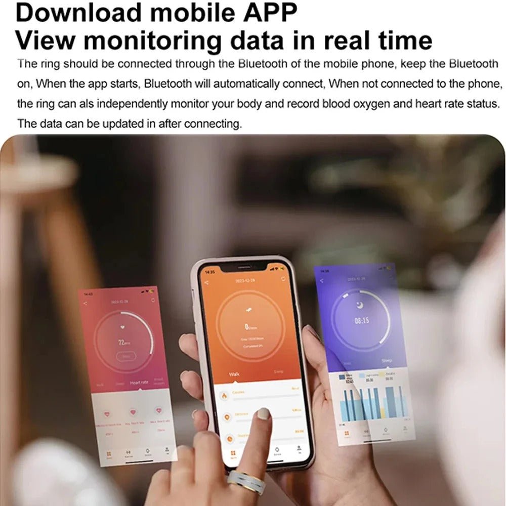 Smart Fitness Tracker Ring
