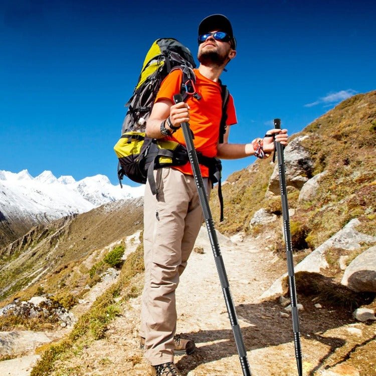Strong Lightweight Hiking Walking Stick - Luxicro