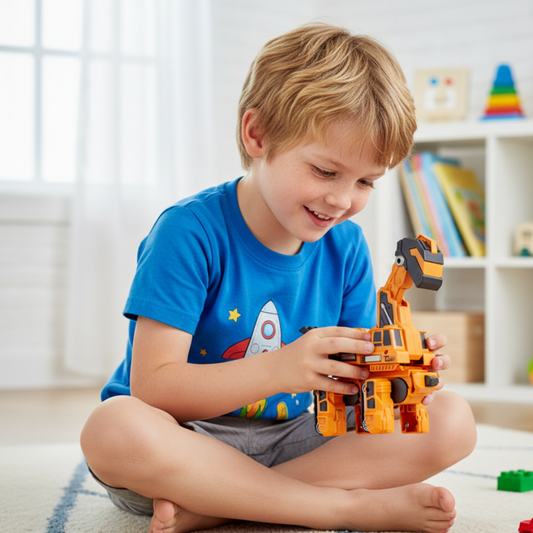 Cool Convertible Dino Car Toys - Luxicro