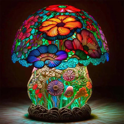 Beautiful Stained Glass Desk Lamp – Vibrant Home Lighting