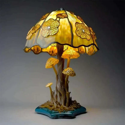 Beautiful Stained Glass Desk Lamp – Vibrant Home Lighting