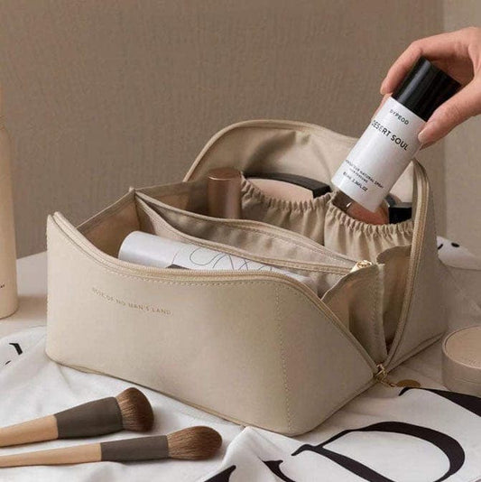 Compact Travel Cosmetic Case with Multiple Pockets - Luxicro